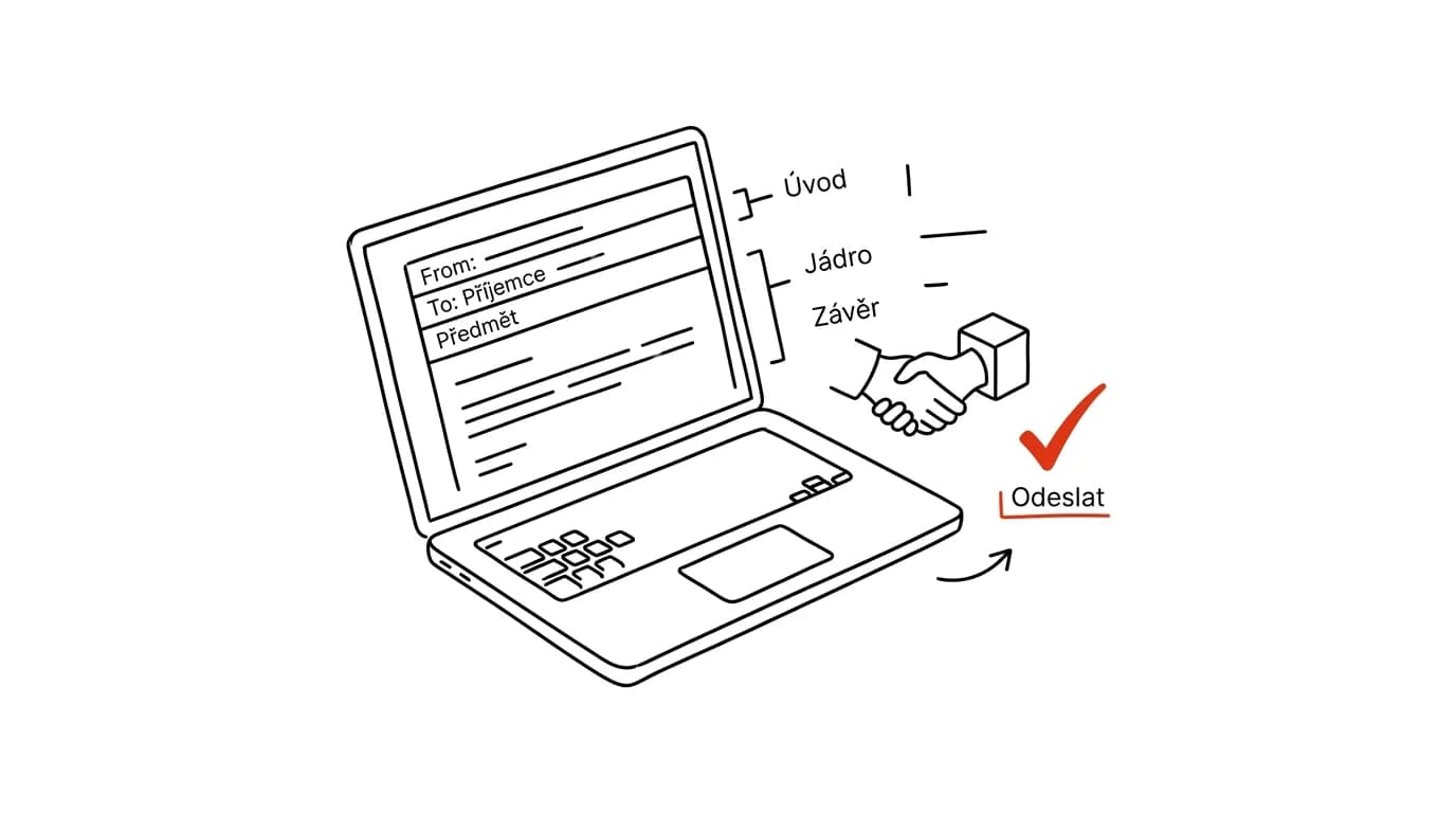 Illustration for: Professional email communication