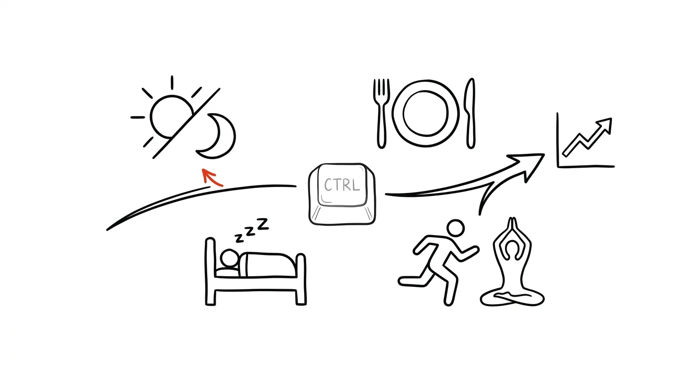 Illustration for: How to work in sync with your own body
