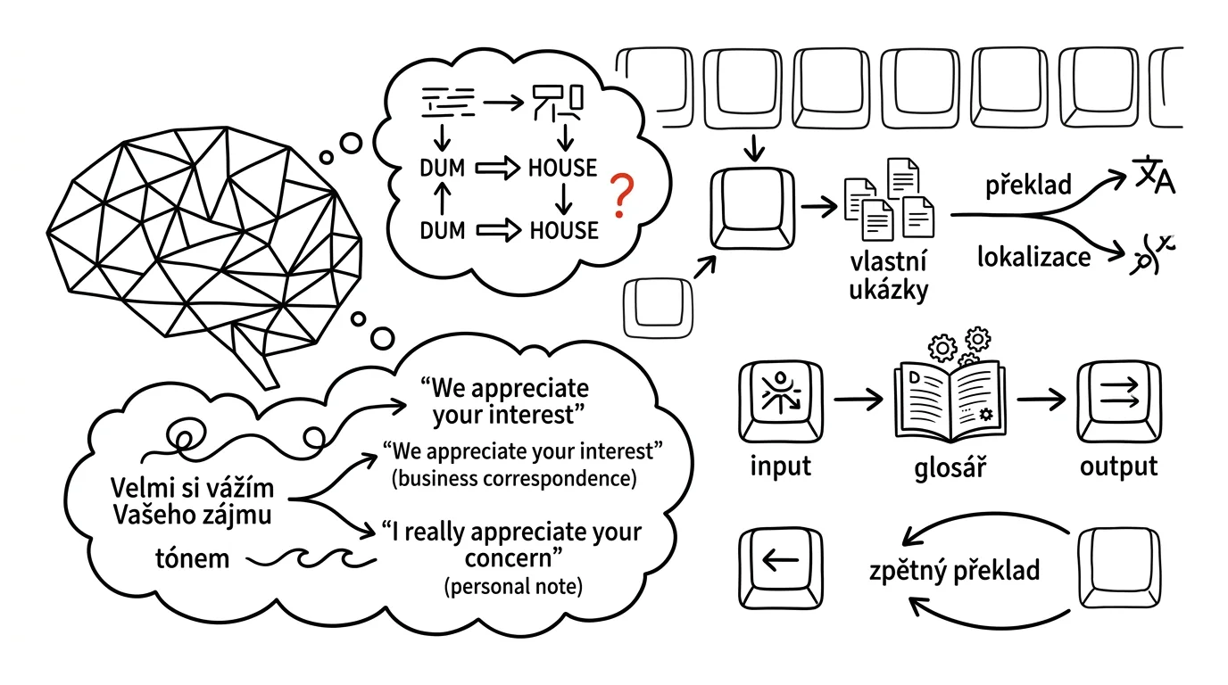 Illustration for: AI translates with tone, not just words