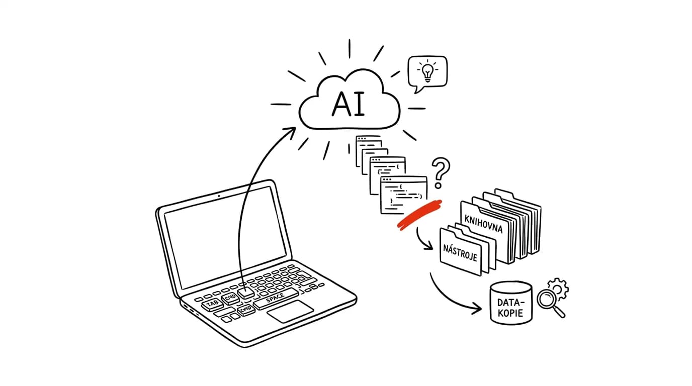 Illustration for: Small scripts without coding: AI writes them for you