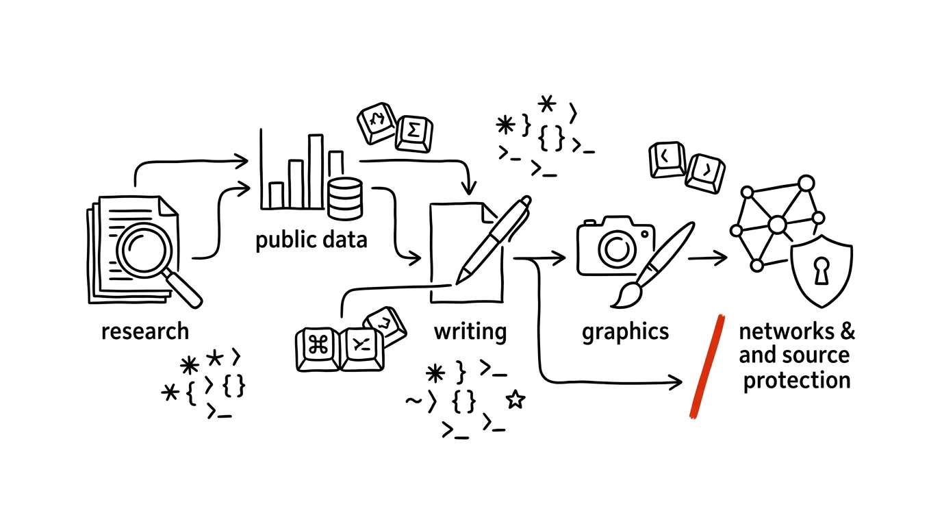 Illustration for: AI in the newsroom: a journalist's guide