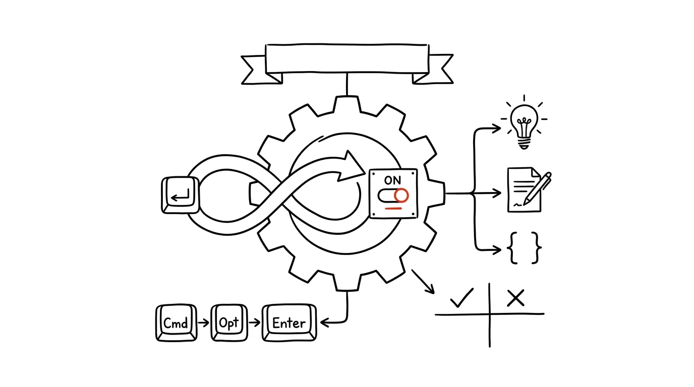 Illustration for: Custom instructions: set up AI once, it applies forever
