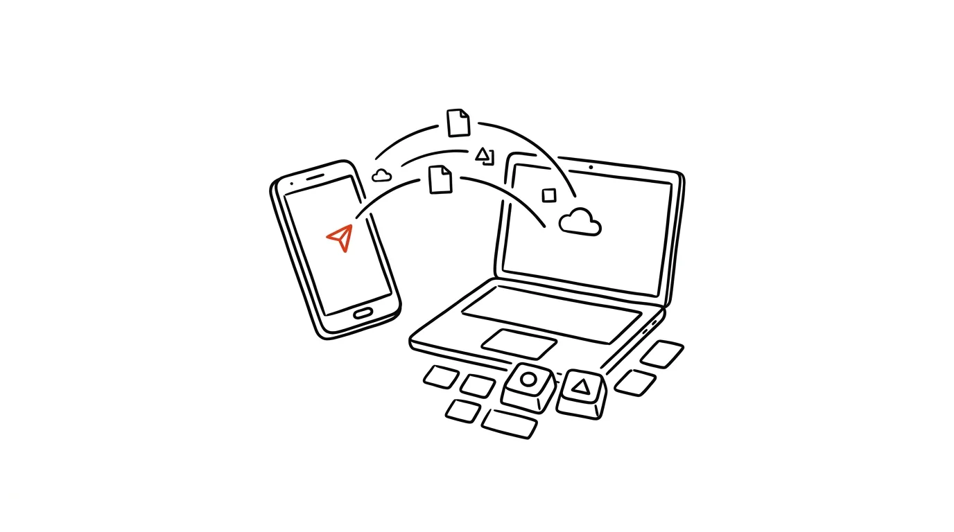 Illustration for: Quick Share: Files From Android to Windows, No Cable