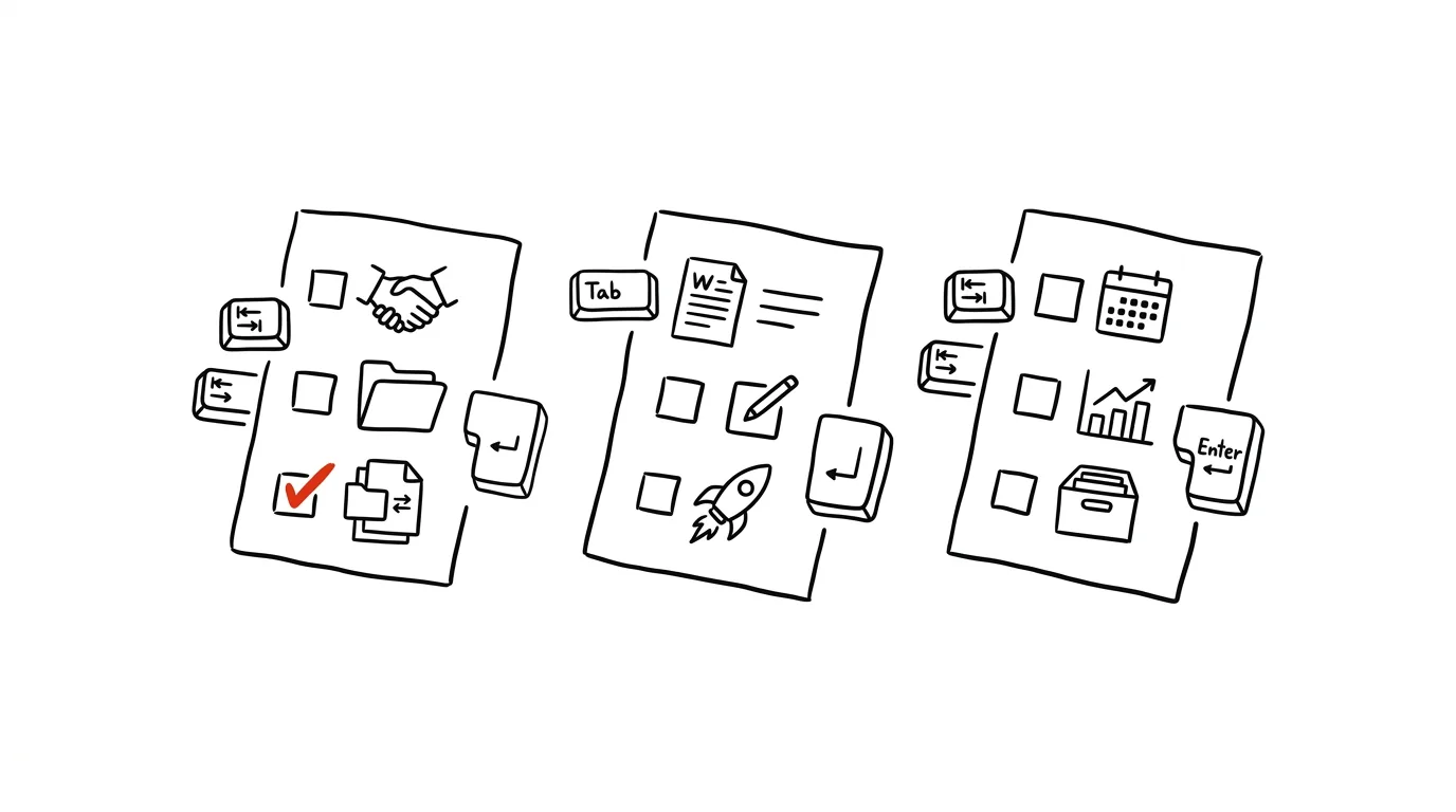 Illustration for: A checklist for anything you do a second time