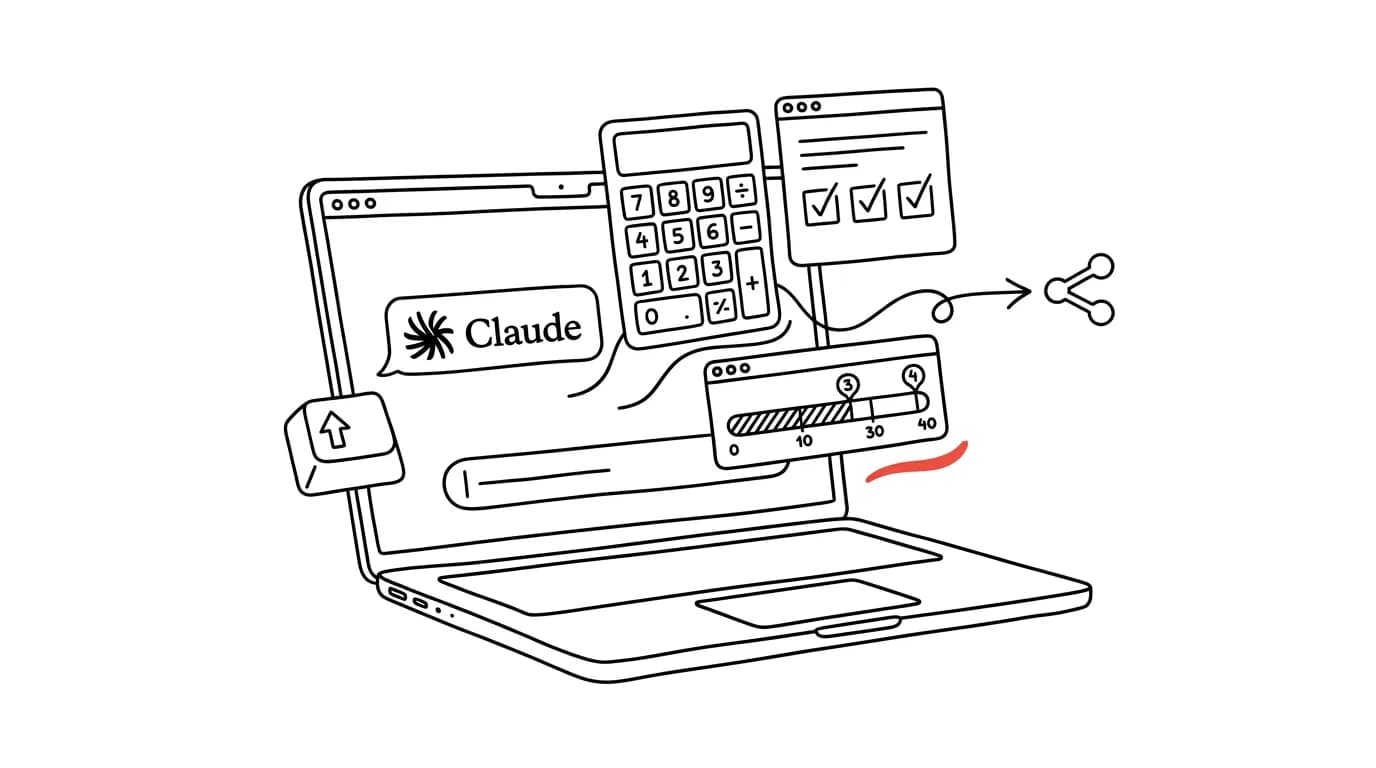 Illustration for: Artifacts: mini-apps without coding