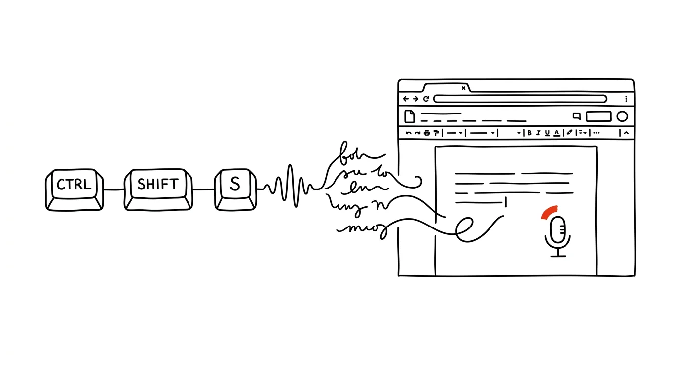 Illustration for: Voice typing in Google Docs