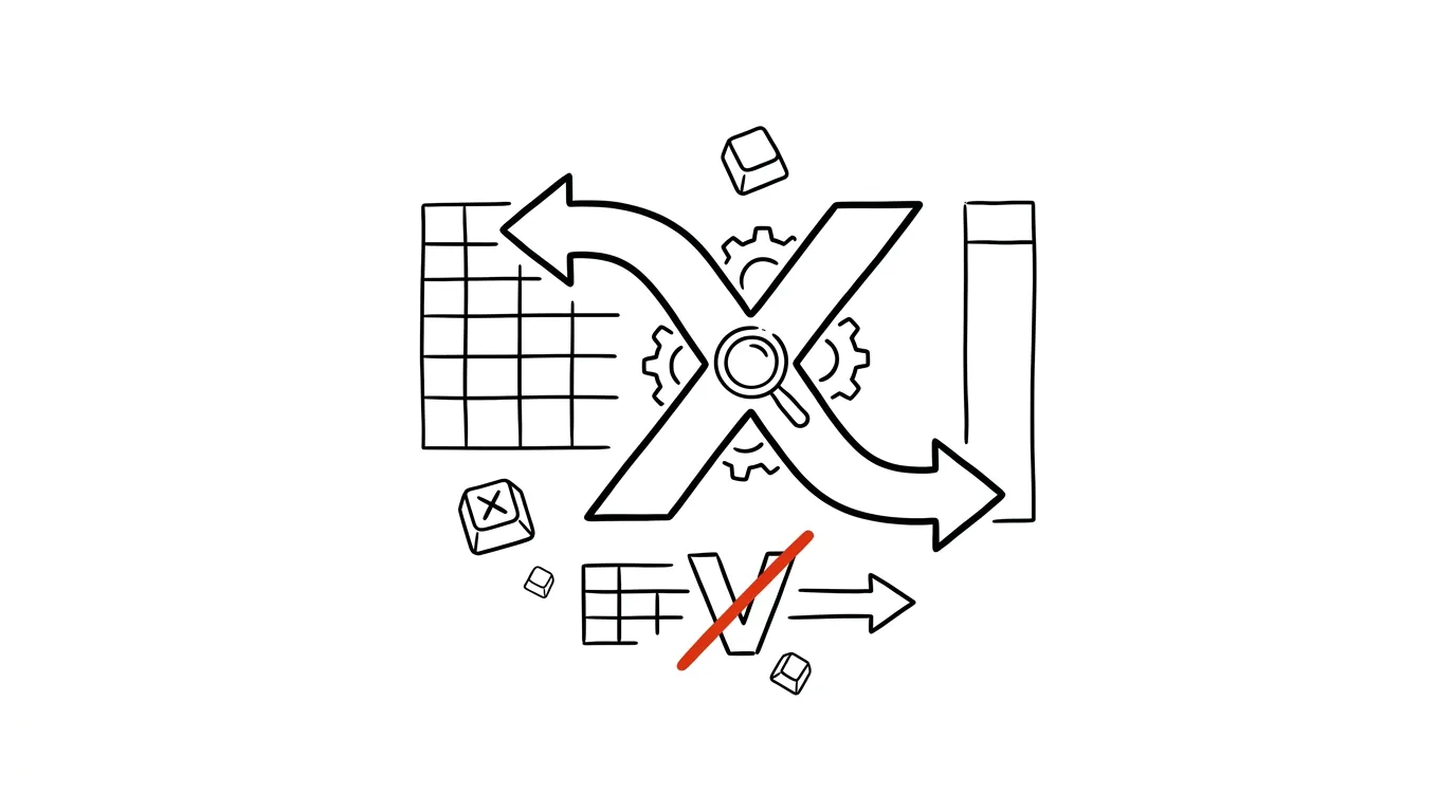 Illustration for: XLOOKUP: Lookups Without VLOOKUP's Weaknesses