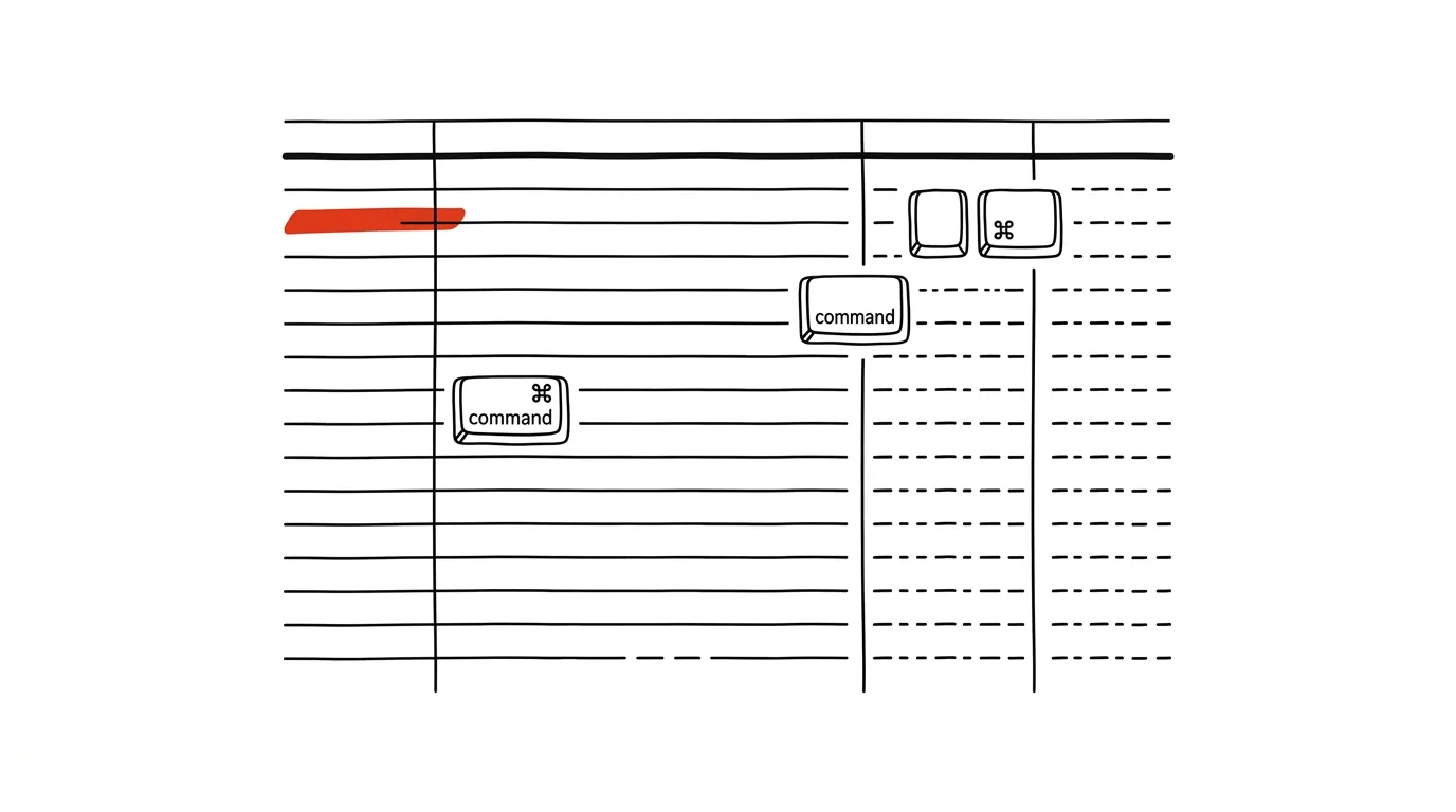 Illustration for: Freeze Panes: Keep Headers Visible Even at Row 500