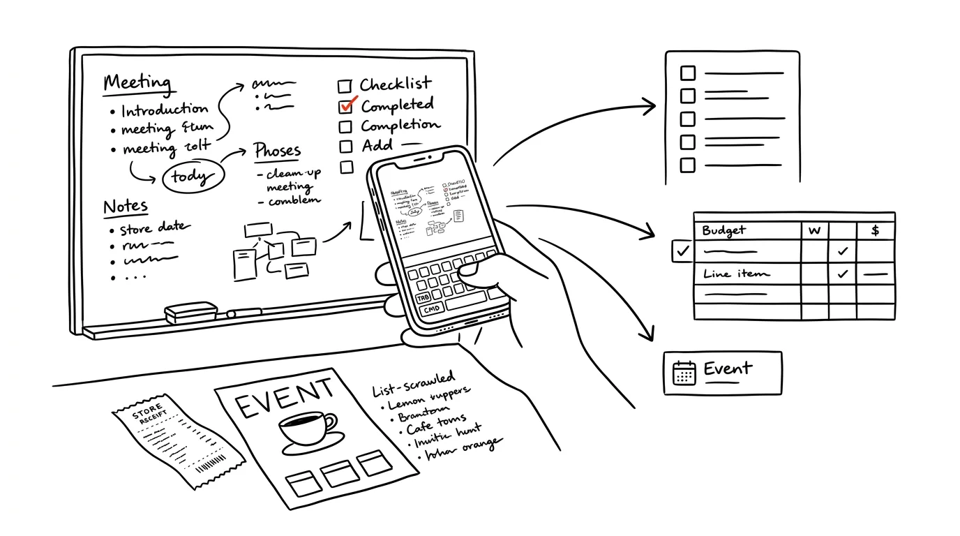 Illustration for: Snap a photo and it's a task: Claude on mobile
