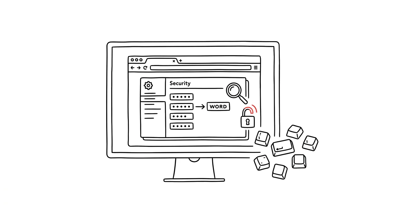 Illustration for: A Forgotten Password? Your Browser Knows It