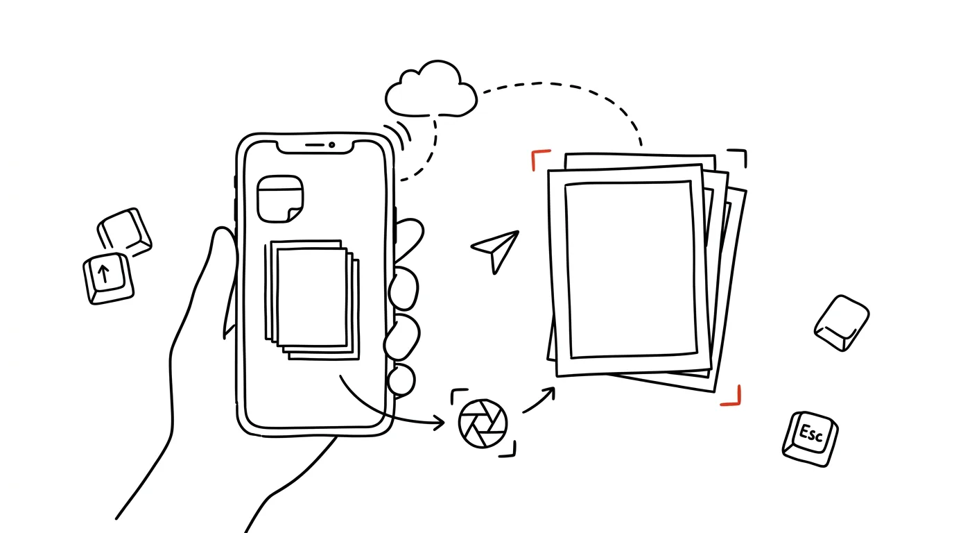 Illustration for: The scanner in iPhone Notes: PDFs with no extra apps