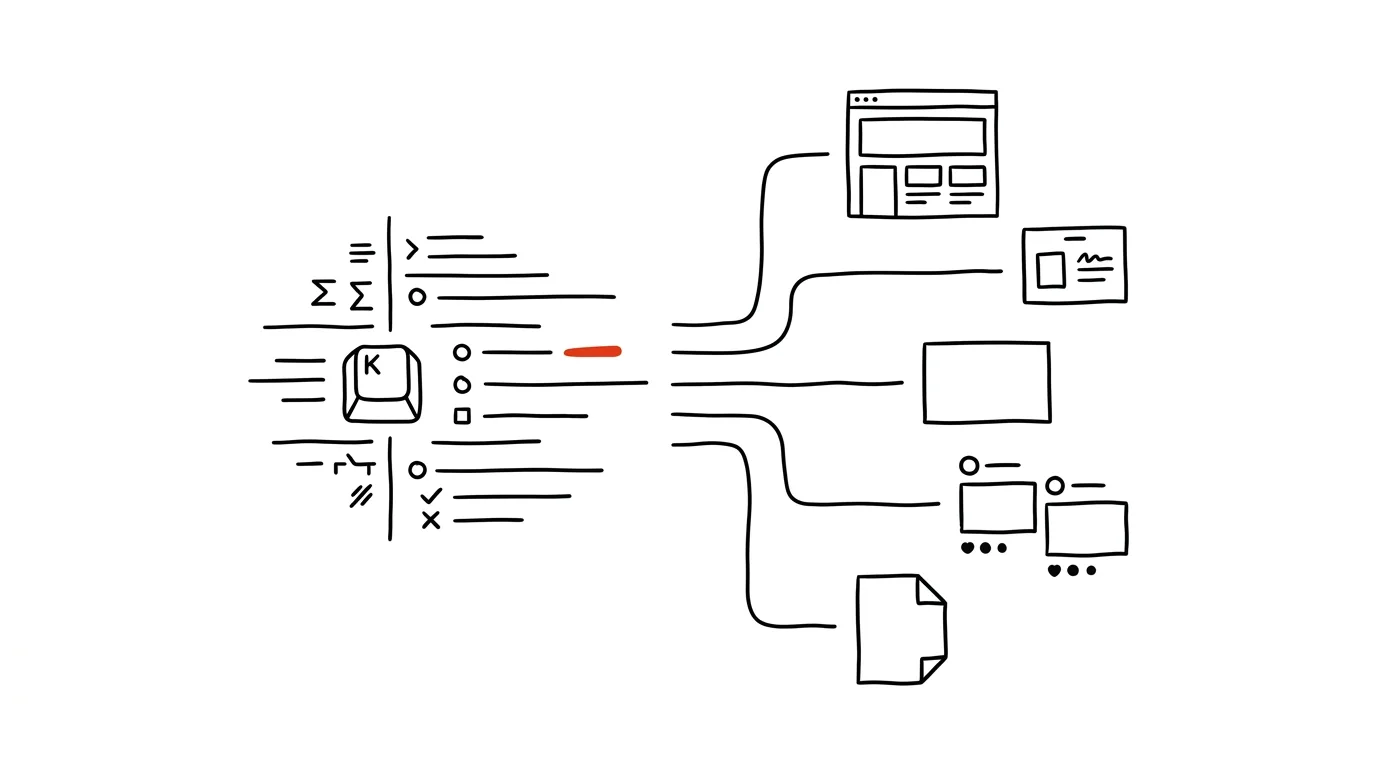 Illustration for: A conference as a system: one program that generates everything