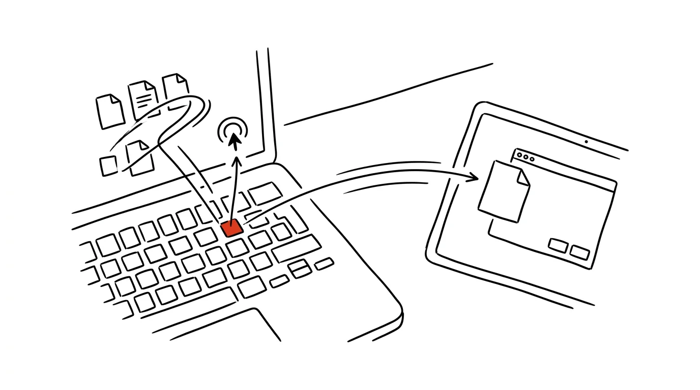 Illustration for: AirDrop: a file on the next device in two seconds