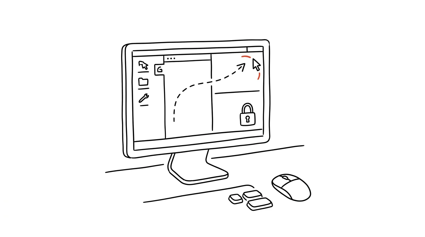 Illustration for: Hot corners: reveal the desktop or lock your screen with one flick