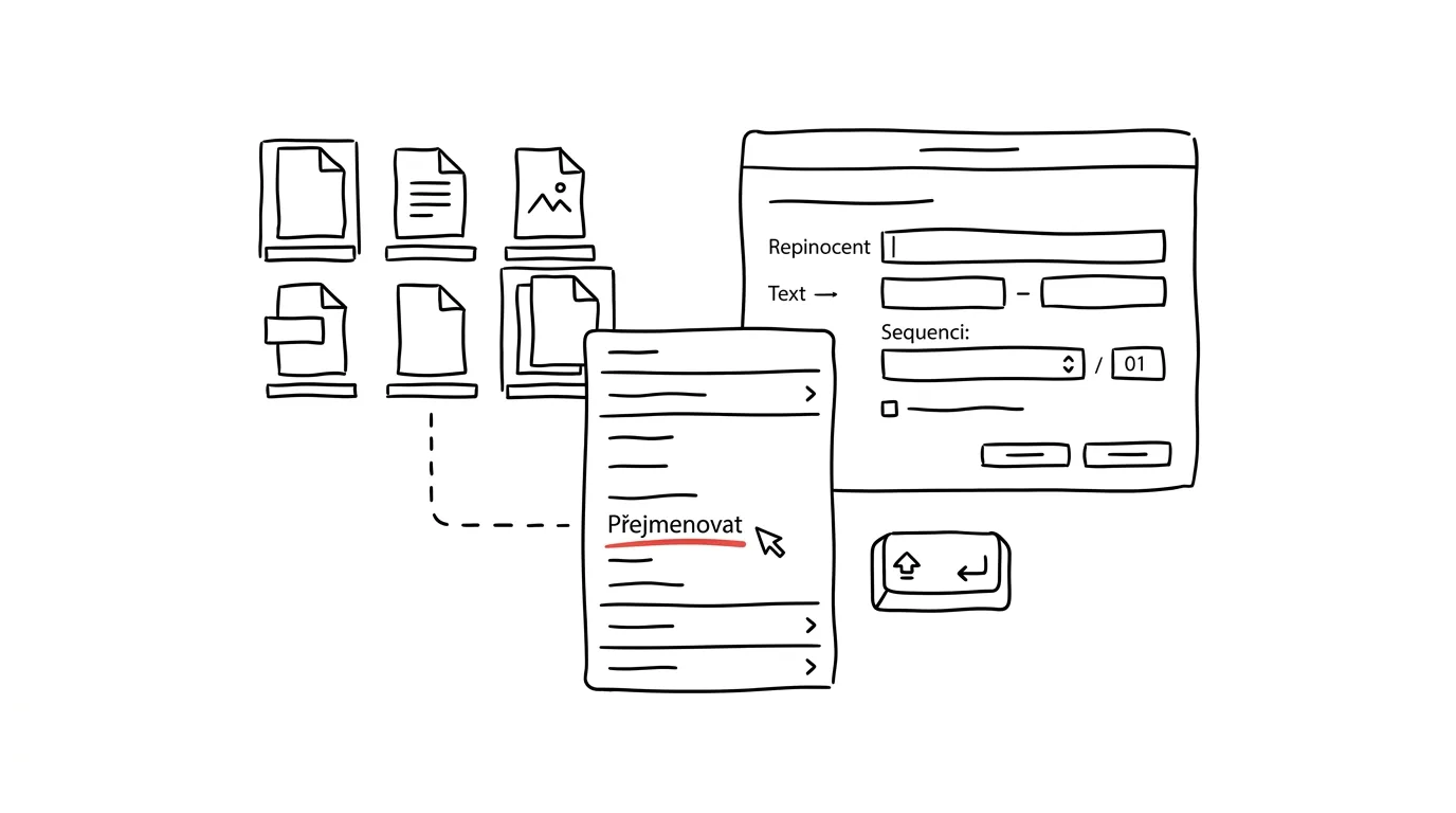 Illustration for: Bulk rename files right inside Finder