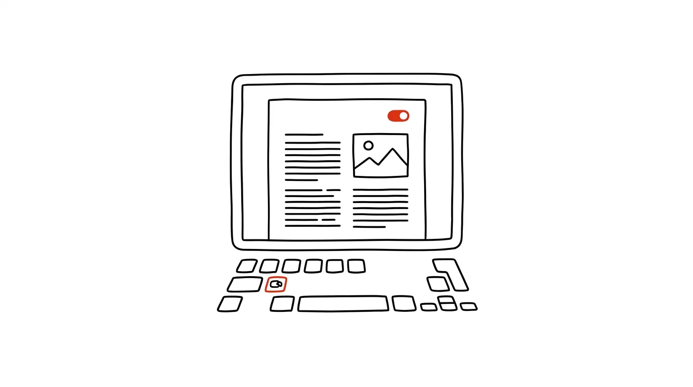 Illustration for: Safari Reader: an article without the ads and clutter
