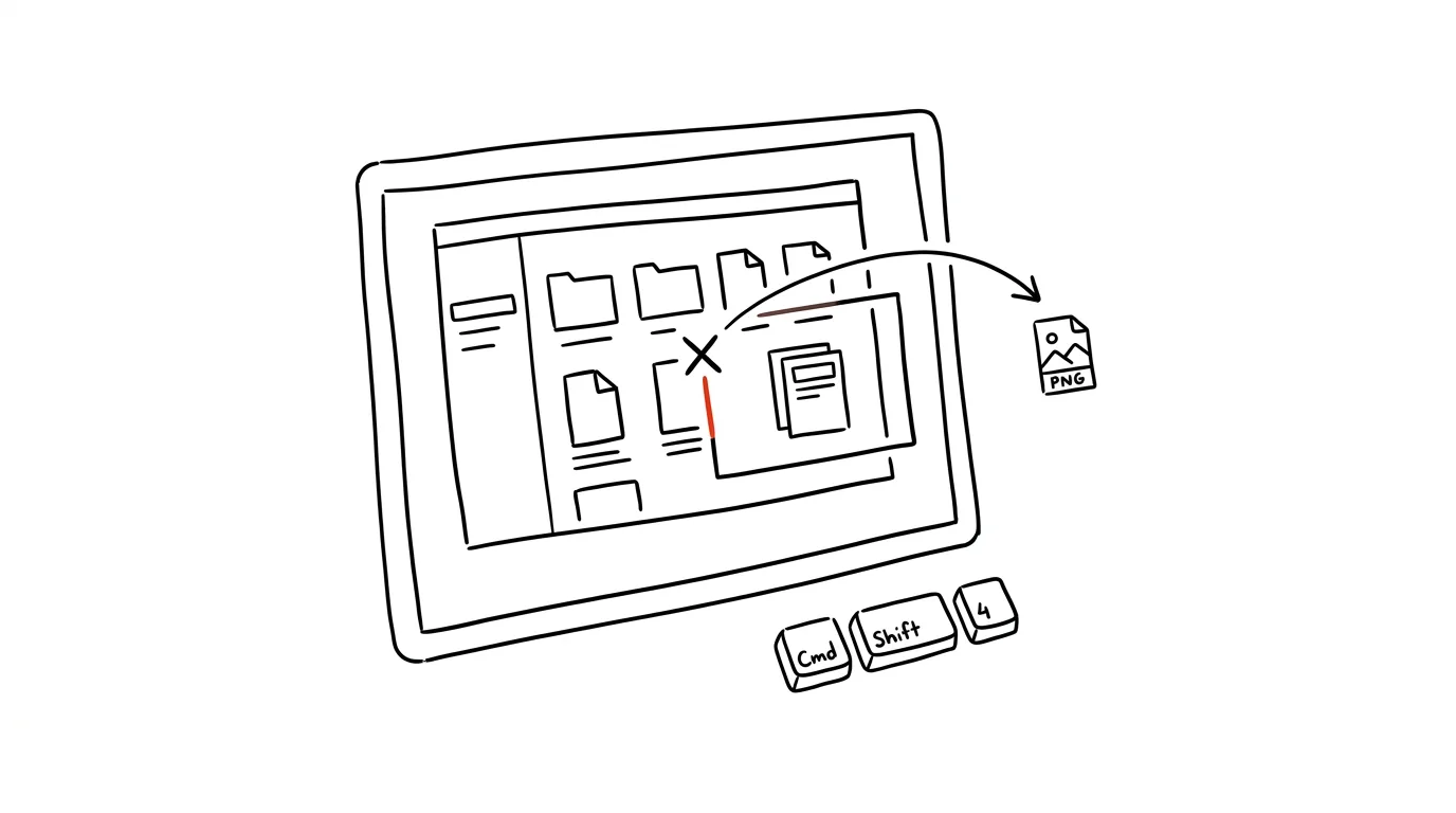 Illustration for: A screenshot of exactly the part of the screen you want