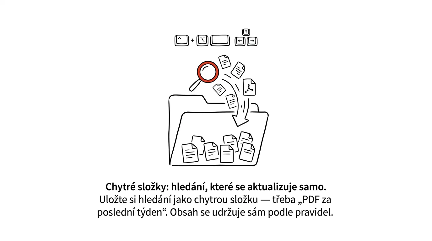 Illustration for: Smart folders: a search that updates itself