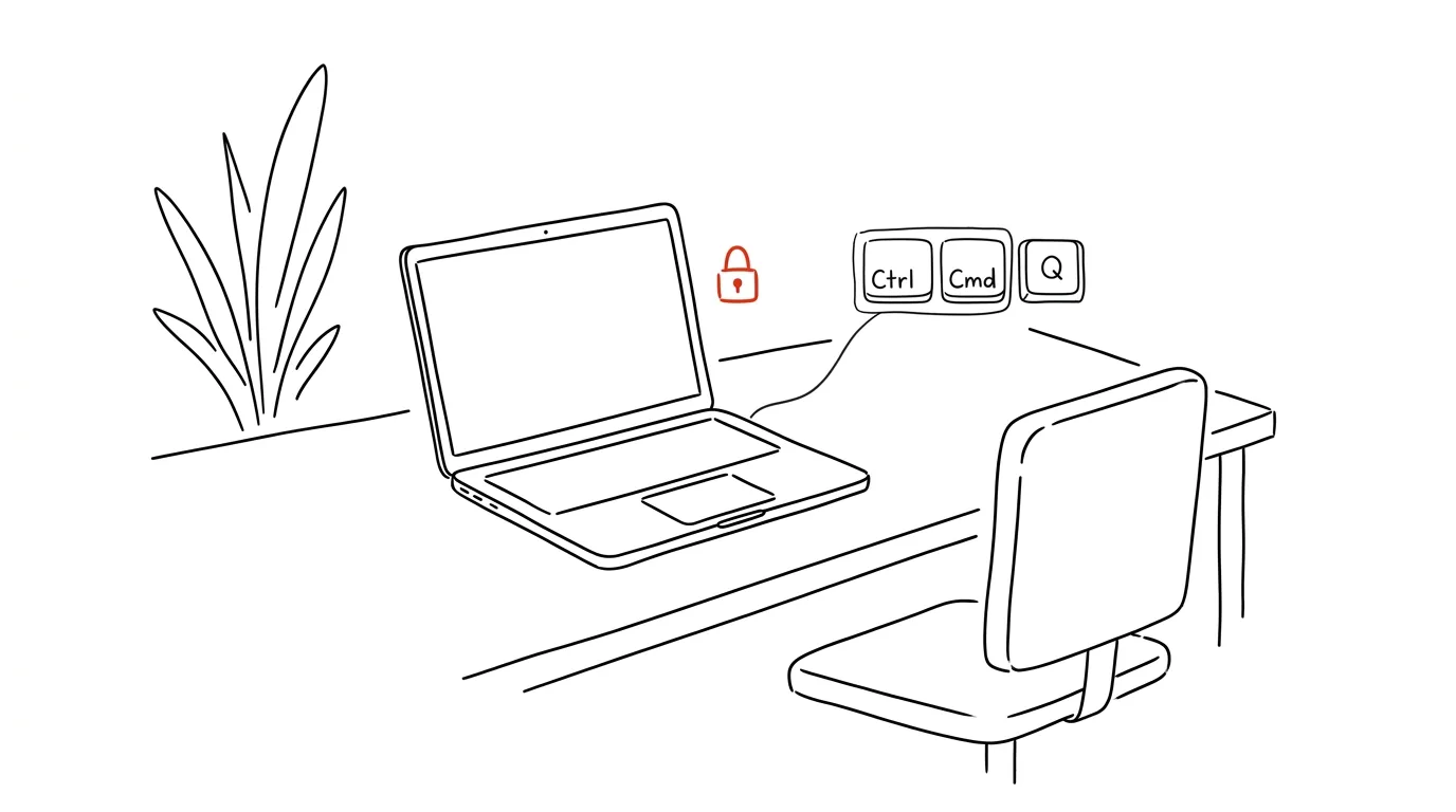 Illustration for: Lock your Mac every time you step away