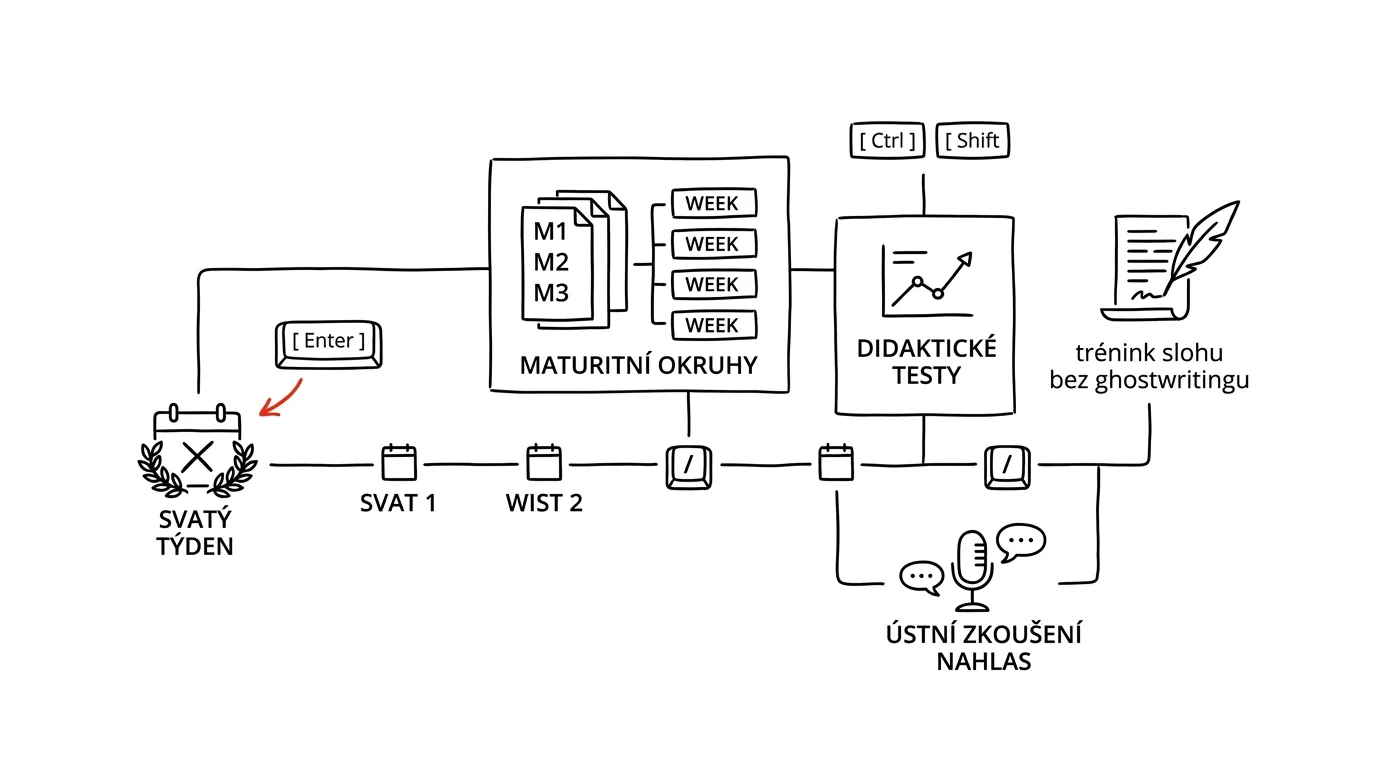 Illustration for: Final Exams with AI: A Year-Long Plan from September to Study Leave