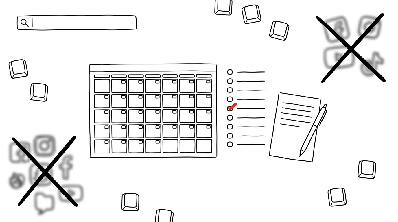 Illustration for: A home screen with just your tools