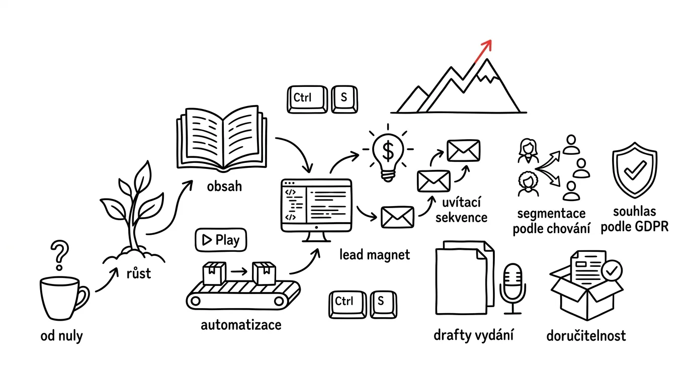 Illustration for: Newsletter from Zero: Growth, Content, Automation