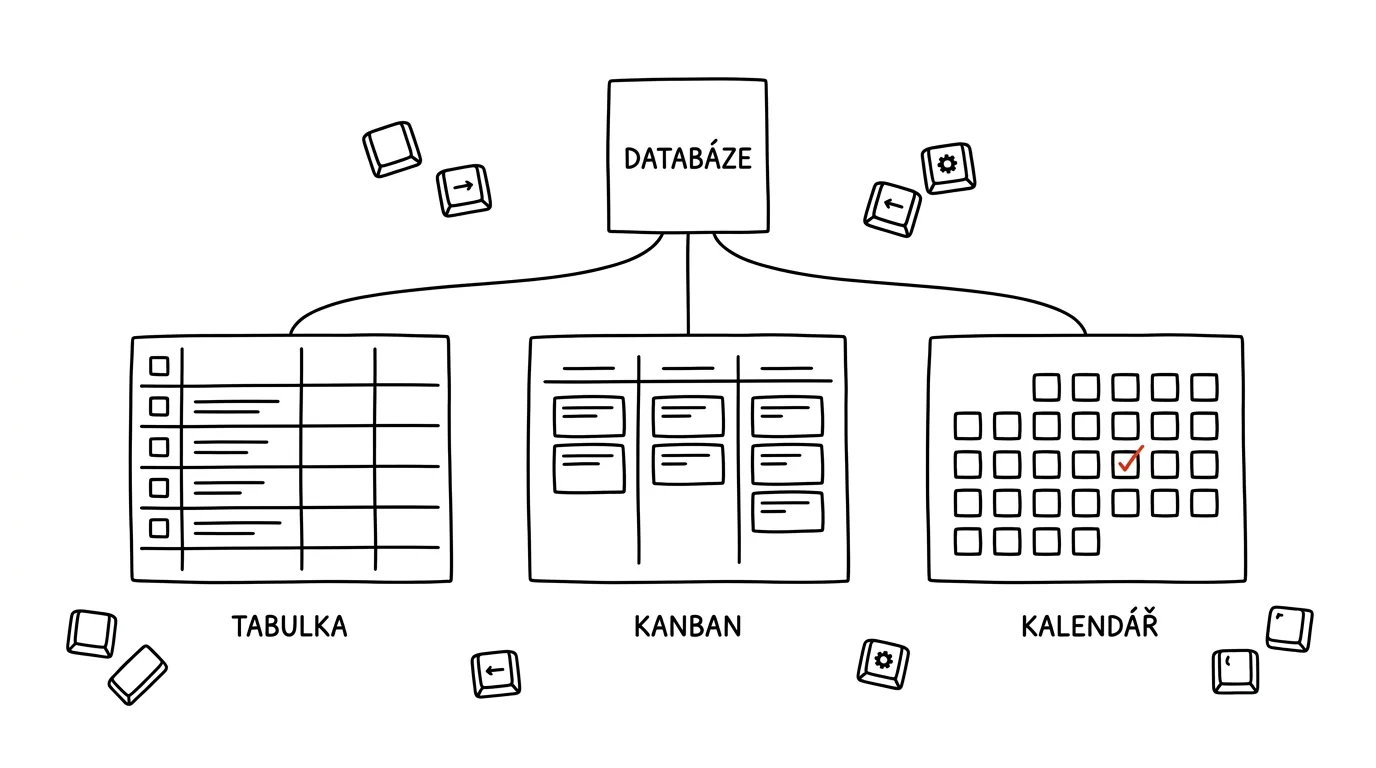 Illustration for: One database, many views: no more copying