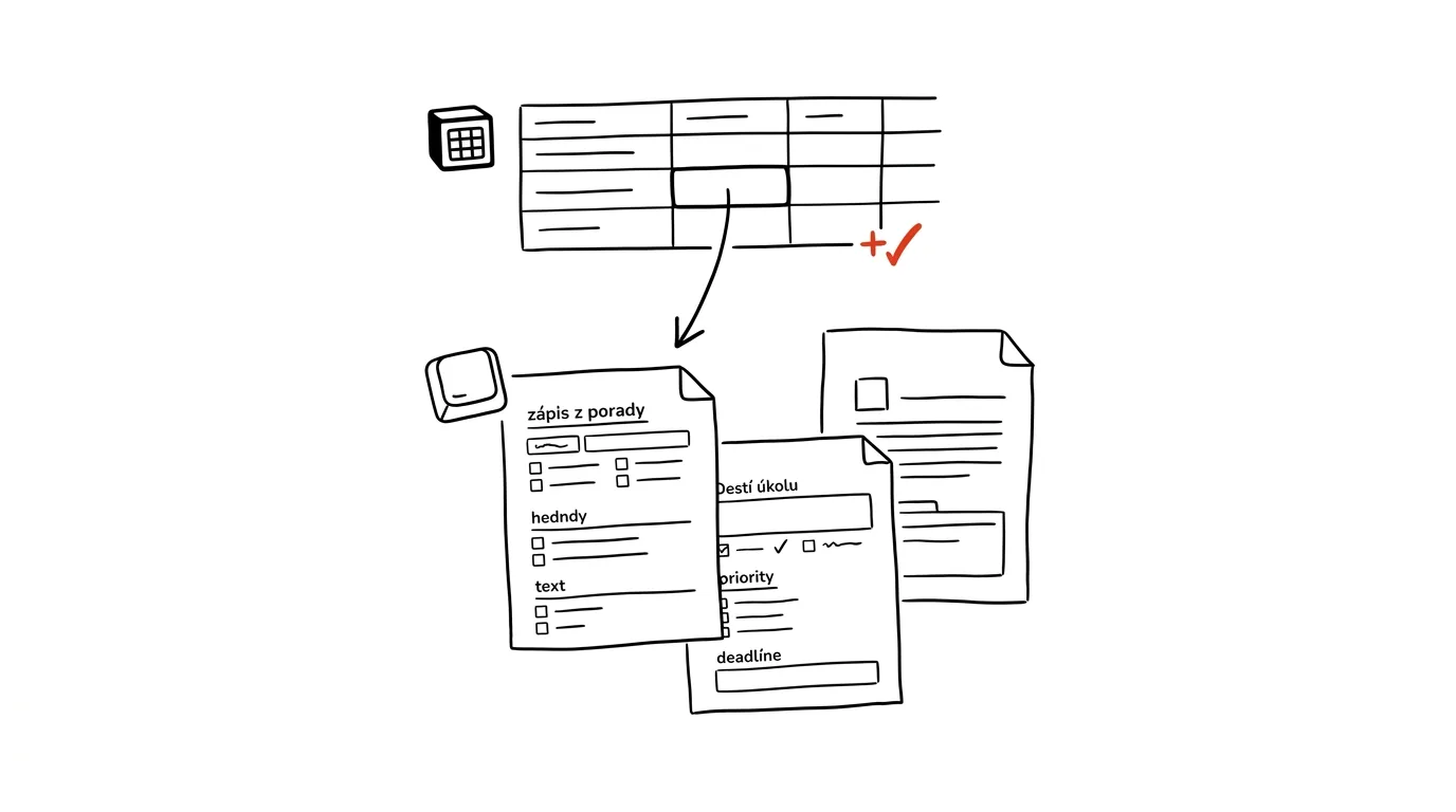 Illustration for: Templates in Notion databases: a new entry, pre-filled