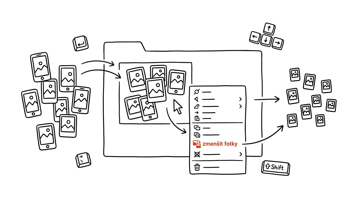 Illustration for: Image Resizer: shrink photos with a right-click