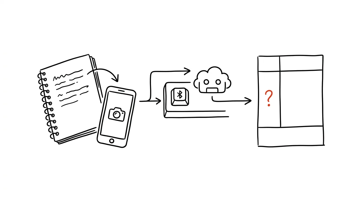 Illustration for: Notes that do the learning for you: capture, structure, review