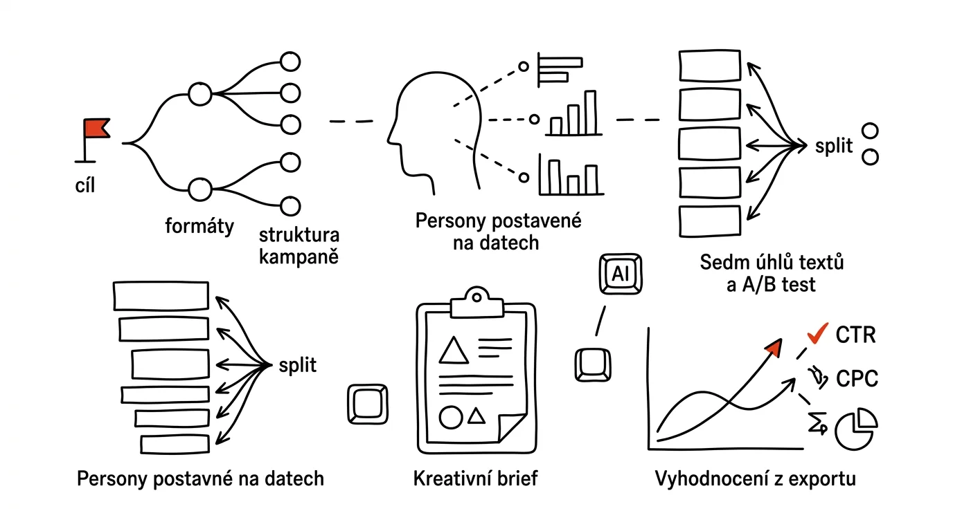 Illustration for: Ad Campaigns with AI: Audiences, Creative, Reporting