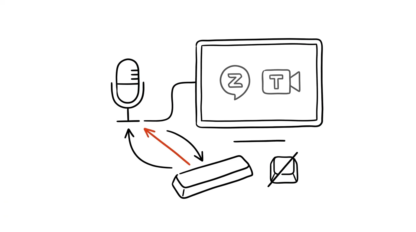 Illustration for: Hold Space and talk: a walkie-talkie for Zoom and Teams