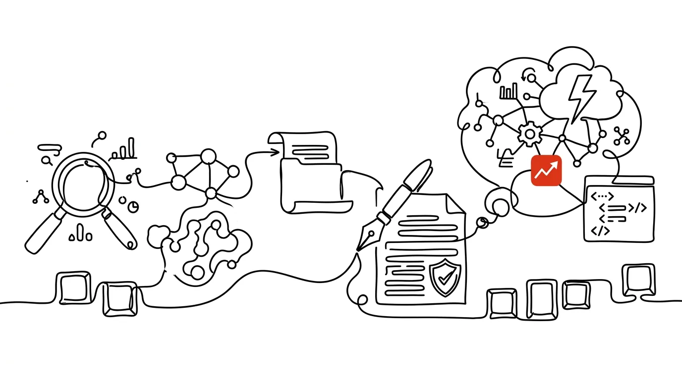 Illustration for: SEO with AI: from keyword research to content that ranks