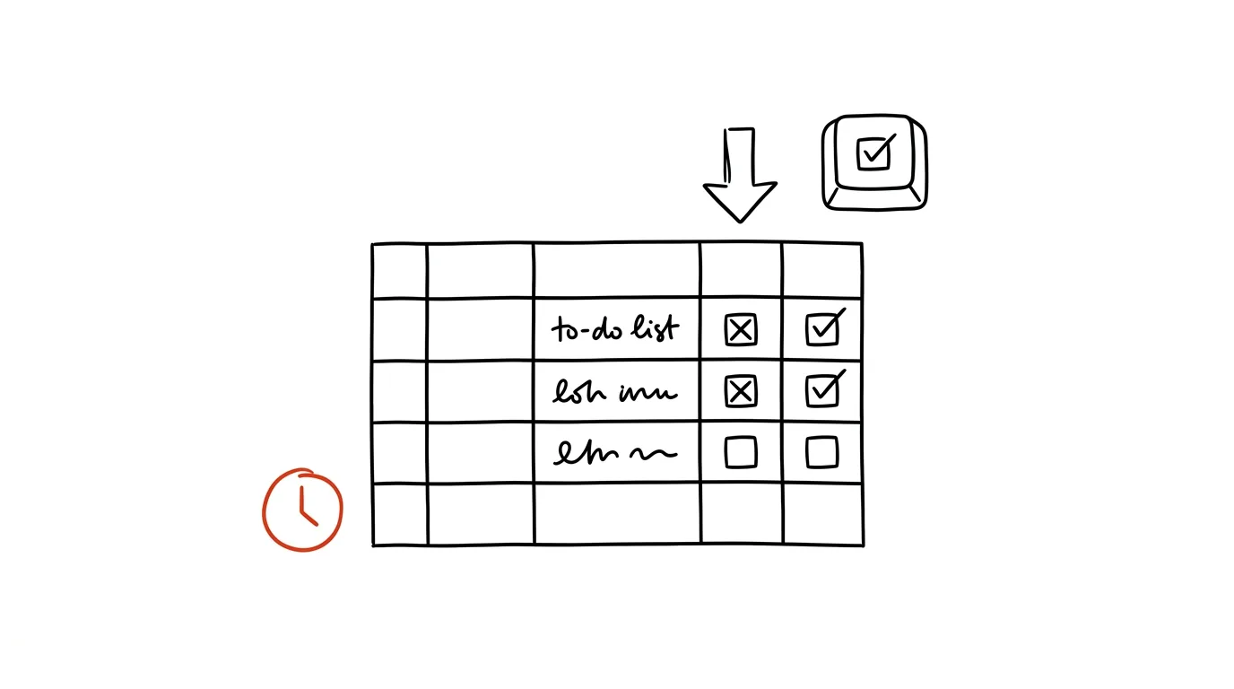 Illustration for: Checkboxes in Google Sheets: a checklist in under a minute