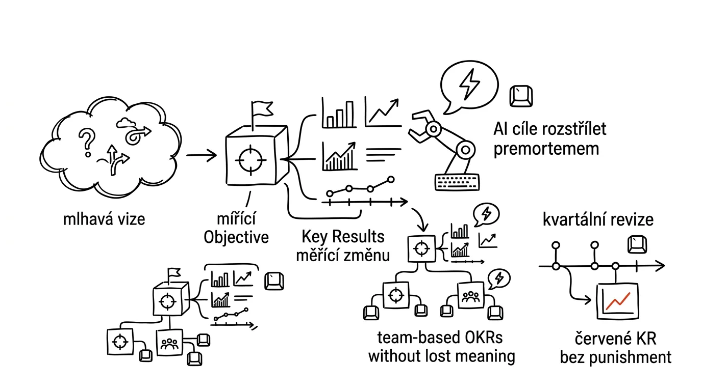 Illustration for: Strategy and OKRs with AI as your sparring partner