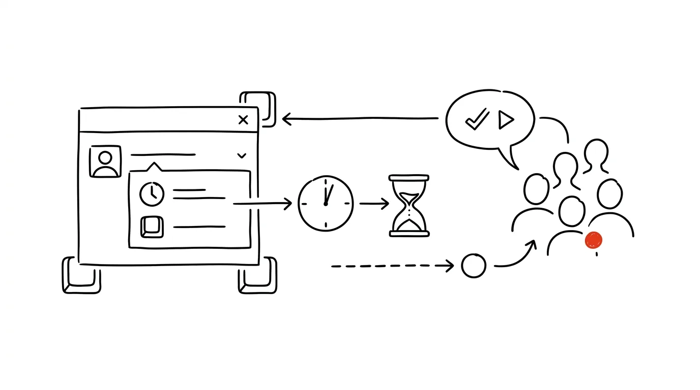 Illustration for: Set your Teams status with a duration, not just a toggle