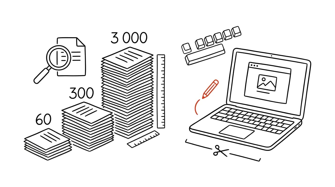 Illustration for: Text to an exact character count