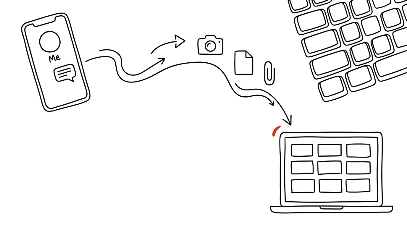 Illustration for: WhatsApp to yourself: the fastest notepad you already have
