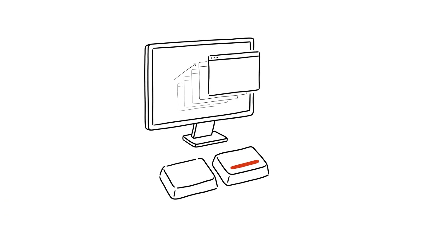 Illustration for: Alt+Space: the window menu that rescues a lost window