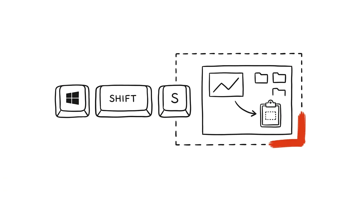 Illustration for: Win+Shift+S: a screen clip exactly the way you need it