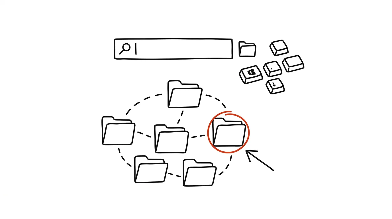 Illustration for: Windows Search: extend the index to your working folders
