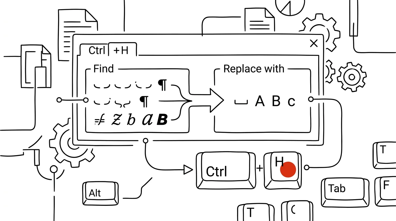 Illustration for: Find and Replace in Word: more than just text