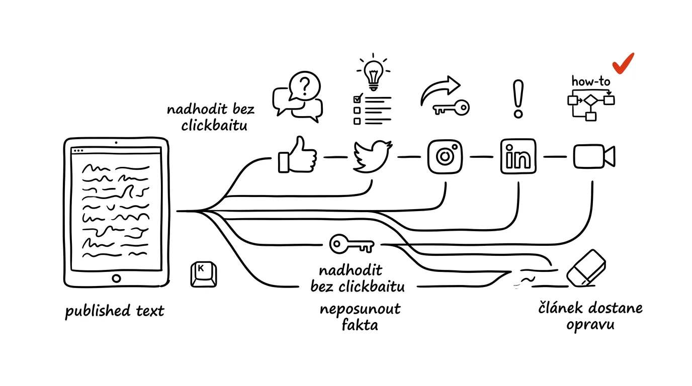 Illustration for: From an article to social posts
